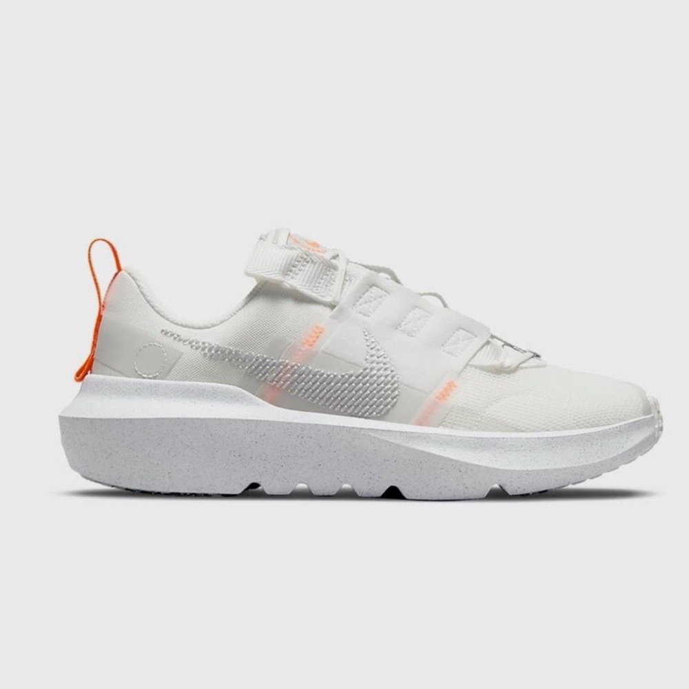 Nike Crater Impact (Big Kids) - White, Grey, & Neon Orange